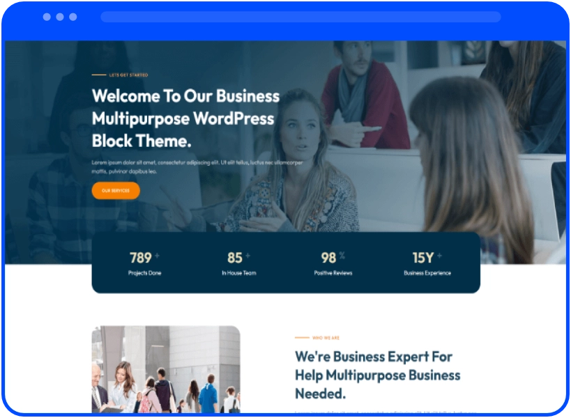 WordPress Theme para empresas de Servicios